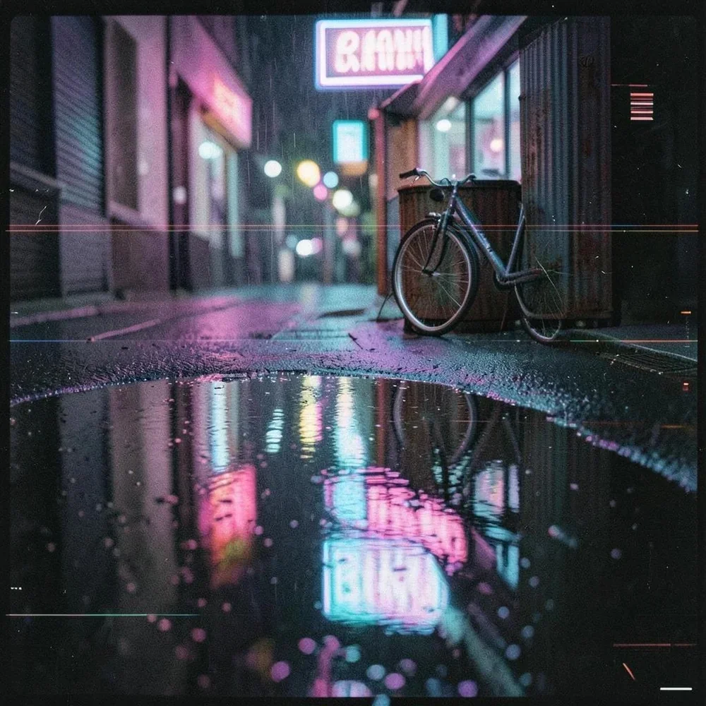 Neon Puddles, Tokyo Tales cover