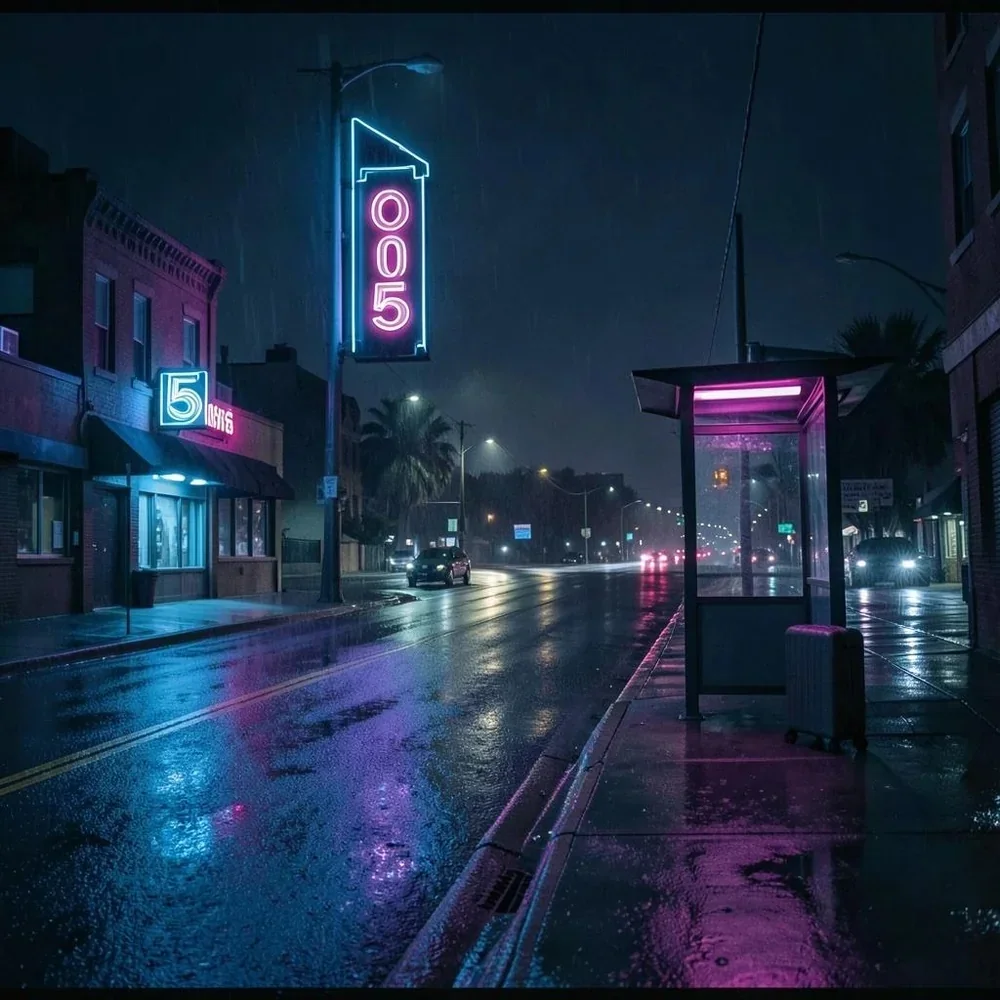 Neon Distance — 505 cover