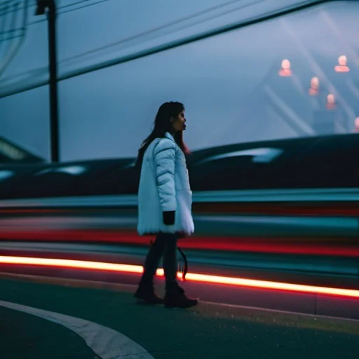 Neon Freights Unfolding In cover