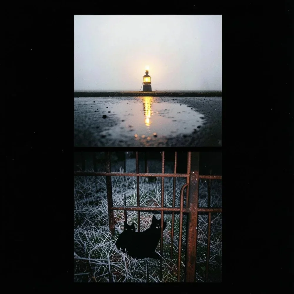 Lantern Puddles Mirror Sky cover