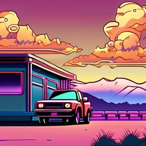 Truckstop Dawn, A Neon Glow cover