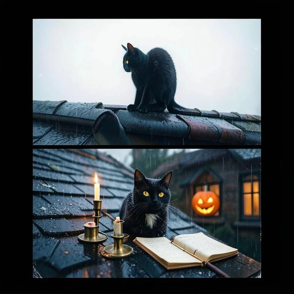Black Cat Prowls The cover